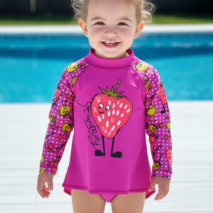 STRAWBERRY KISS LONG SLEEVE SUNTOP