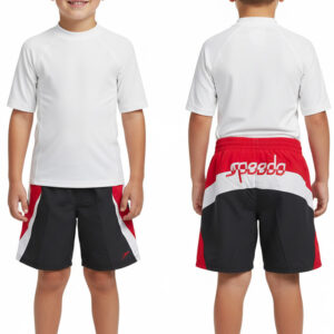 SPORT AQUA-SHORT ( BLACK USA-RED/WHITE)