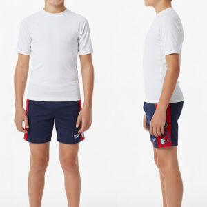 SPORT AQUA-SHORT ( NAVY/ USA RED)